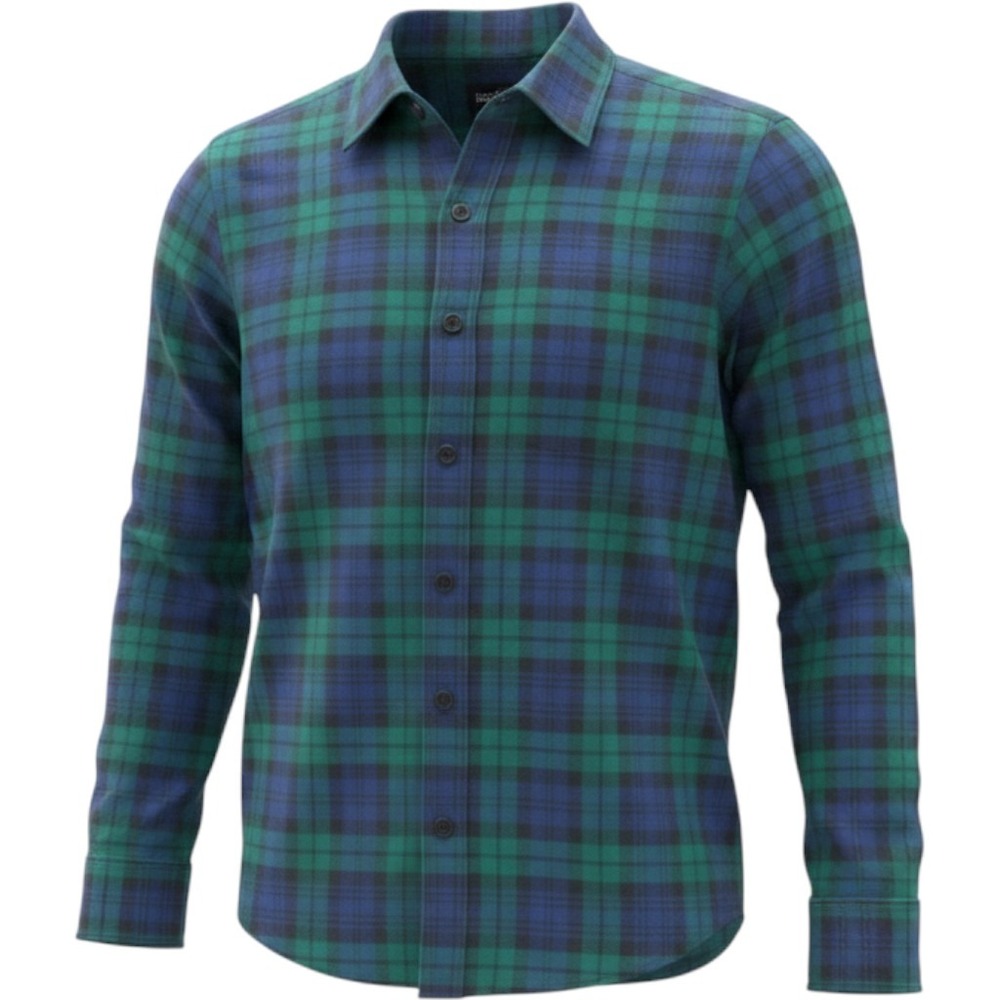 Charles Tyrwhitt Mens Slim Fit Plaid Button Down Shirt Blue Green Small
